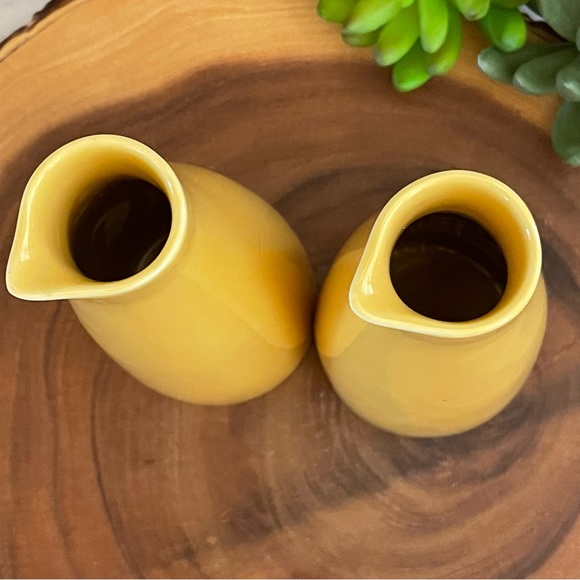 Diane Von Furstenberg Olive Oil Vinegar Cruet Set and Sugar Bowl Tamarind Yellow - Picture 4 of 13